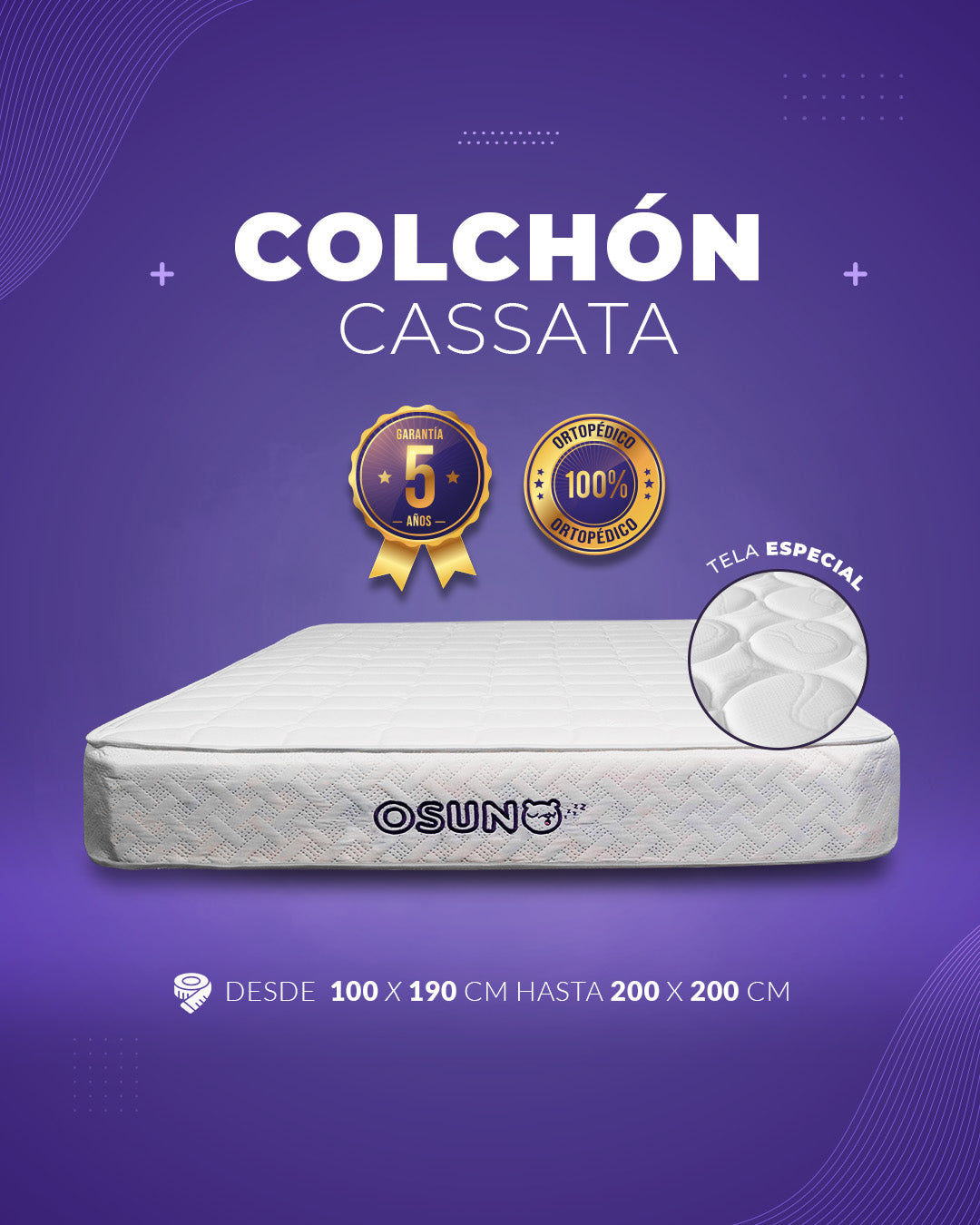 Colchón Ortopédico Pardo