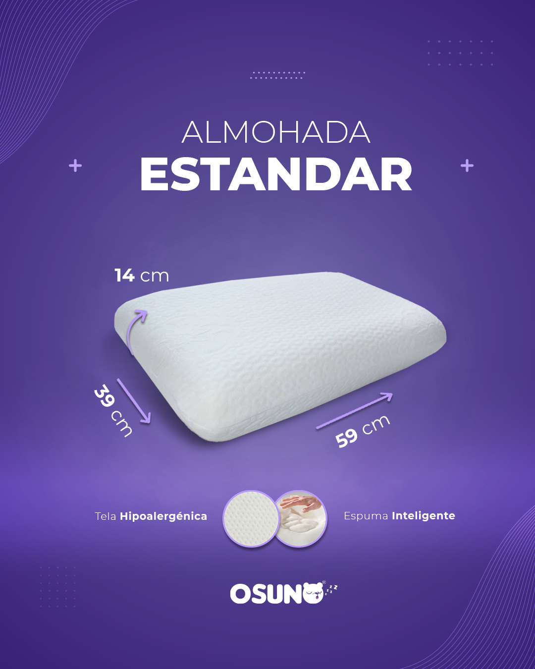 Almohada Estándar Plana