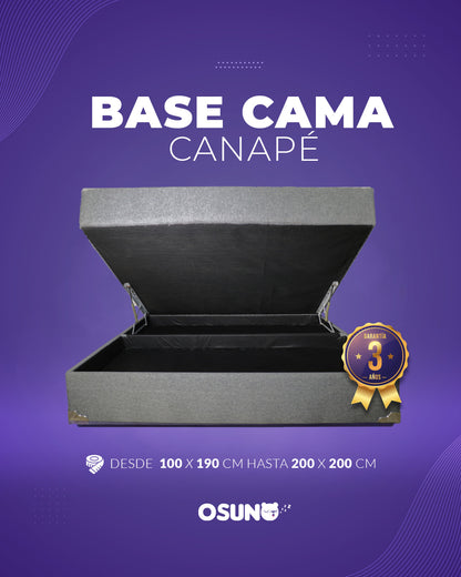 Base cama Canapé Baúl (Sin Espaldar)